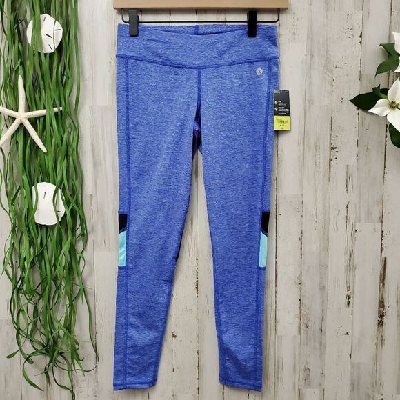 Xersion Workout Leggings Blue Size M 10-12 - Picture 1 of 6